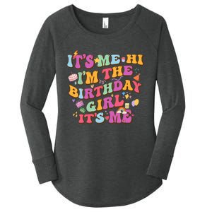 Birthday Party Its Me Hi Im The Birthday Girl Its Me Women's Perfect Tri Tunic Long Sleeve Shirt