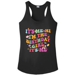 Birthday Party Its Me Hi Im The Birthday Girl Its Me Ladies PosiCharge Competitor Racerback Tank