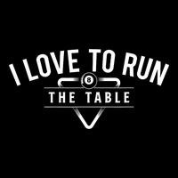 Billiard Player I Love To Run The Table 8 Ball Pool Lover Gift Cropped Pullover Crew