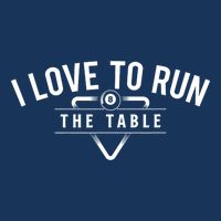 Billiard Player I Love To Run The Table 8 Ball Pool Lover Gift Cooling Performance Long Sleeve Crew