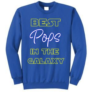 Best Pops In The Galaxy Grandfather American Grandpa Gift Sweatshirt