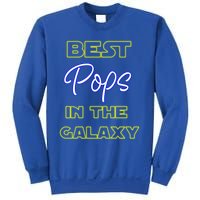 Best Pops In The Galaxy Grandfather American Grandpa Gift Sweatshirt