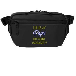 Best Pops In The Galaxy Grandfather American Grandpa Gift Crossbody Pack