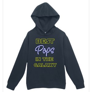 Best Pops In The Galaxy Grandfather American Grandpa Gift Urban Pullover Hoodie