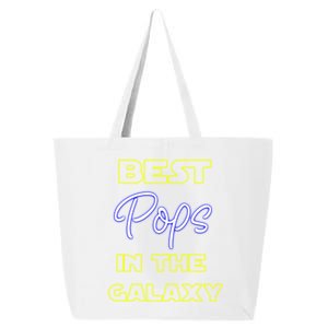 Best Pops In The Galaxy Grandfather American Grandpa Gift 25L Jumbo Tote