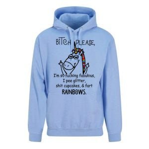 Bitch Please Im So Fucking Fabulous Funny Cool Unicorn Unisex Surf Hoodie