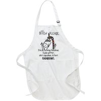 Bitch Please Im So Fucking Fabulous Funny Cool Unicorn Full-Length Apron With Pockets