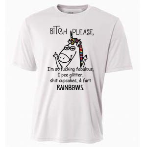 Bitch Please IM So Fucking Fabulous Funny Unicorn Cooling Performance Crew T-Shirt