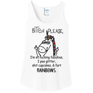 Bitch Please IM So Fucking Fabulous Funny Unicorn Ladies Essential Tank