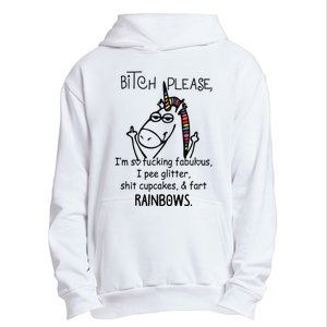 Bitch Please IM So Fucking Fabulous Funny Unicorn Urban Pullover Hoodie