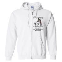 Bitch Please IM So Fucking Fabulous Funny Unicorn Full Zip Hoodie