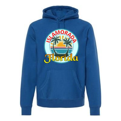 Beach Please Islamorada Florida Beach Spring Break Great Gift Premium Hoodie