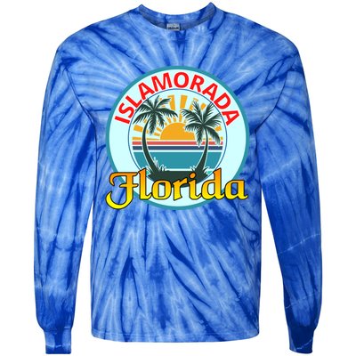 Beach Please Islamorada Florida Beach Spring Break Great Gift Tie-Dye Long Sleeve Shirt