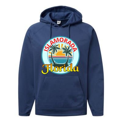 Beach Please Islamorada Florida Beach Spring Break Great Gift Performance Fleece Hoodie