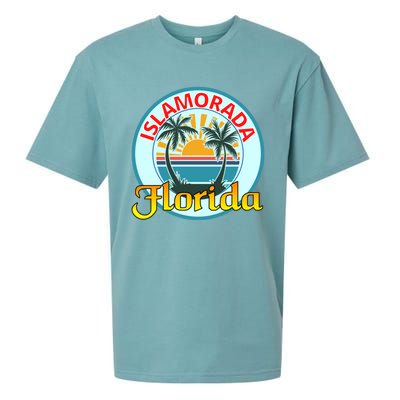 Beach Please Islamorada Florida Beach Spring Break Great Gift Sueded Cloud Jersey T-Shirt