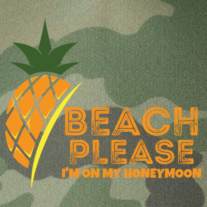 Beach Please I'm On My Honeymoon Suitable For The Beach Gift Legacy Tie Dye Trucker Hat