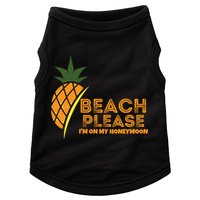 Beach Please I'm On My Honeymoon Suitable For The Beach Gift Doggie Tank