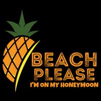 Beach Please I'm On My Honeymoon Suitable For The Beach Gift Impact Tech Backpack