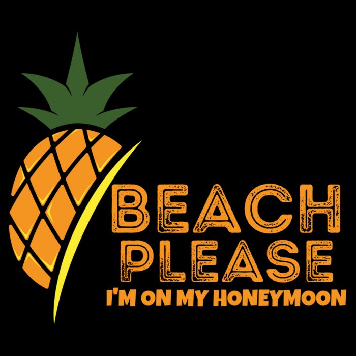 Beach Please I'm On My Honeymoon Suitable For The Beach Gift Impact Tech Backpack