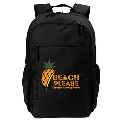 Beach Please I'm On My Honeymoon Suitable For The Beach Gift Backpack