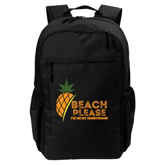Beach Please I'm On My Honeymoon Suitable For The Beach Gift Backpack