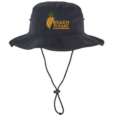 Beach Please I'm On My Honeymoon Suitable For The Beach Gift Bucket Hat