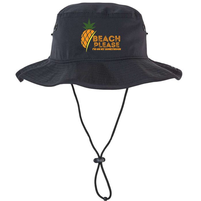 Beach Please I'm On My Honeymoon Suitable For The Beach Gift Bucket Hat