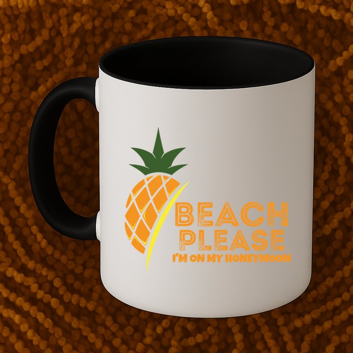 Beach Please I'm On My Honeymoon Suitable For The Beach Gift Mug