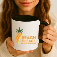 Beach Please I'm On My Honeymoon Suitable For The Beach Gift Mug