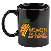 Beach Please I'm On My Honeymoon Suitable For The Beach Gift 11oz C Handle Ceramic Mug