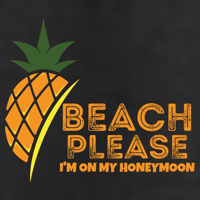 Beach Please I'm On My Honeymoon Suitable For The Beach Gift 25L Jumbo Tote