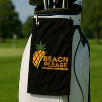 Beach Please I'm On My Honeymoon Suitable For The Beach Gift Golf Towel