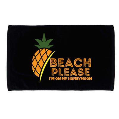 Beach Please I'm On My Honeymoon Suitable For The Beach Gift Microfiber Hand Towel