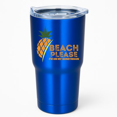 Beach Please I'm On My Honeymoon Suitable For The Beach Gift Tumbler