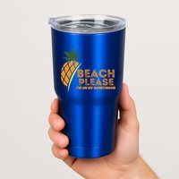 Beach Please I'm On My Honeymoon Suitable For The Beach Gift Tumbler