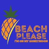 Beach Please I'm On My Honeymoon Suitable For The Beach Gift Short Acrylic Beanie