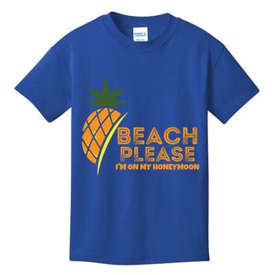 Beach Please I'm On My Honeymoon Suitable For The Beach Gift Kids T-Shirt