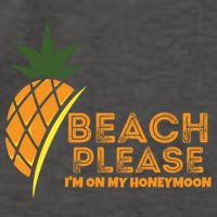 Beach Please I'm On My Honeymoon Suitable For The Beach Gift Vector Backpack