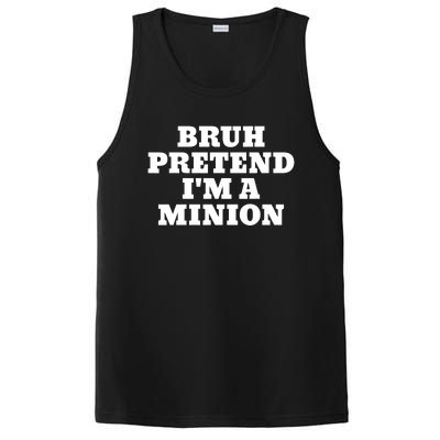 Bruh Pretend IM A Minion Matching Costume Halloween Funny PosiCharge Competitor Tank