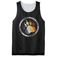 Bear Paw In Colors Of Bear Community Gay P.R.I.D.E Bear Mesh Reversible Basketball Jersey Tank