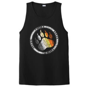 Bear Paw In Colors Of Bear Community Gay P.R.I.D.E Bear PosiCharge Competitor Tank