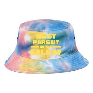 Best Parent In The Galaxy Gift Tie Dye Newport Bucket Hat