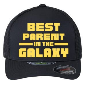 Best Parent In The Galaxy Gift Flexfit Unipanel Trucker Cap