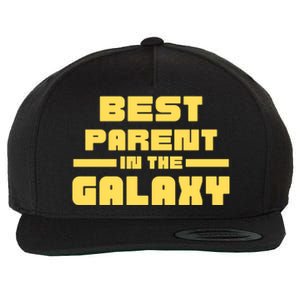 Best Parent In The Galaxy Gift Wool Snapback Cap