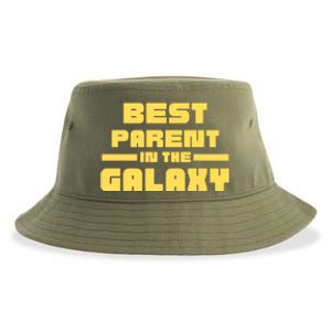 Best Parent In The Galaxy Gift Sustainable Bucket Hat