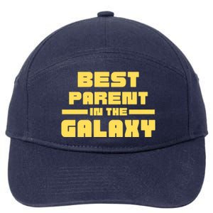 Best Parent In The Galaxy Gift 7-Panel Snapback Hat