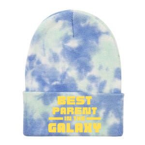 Best Parent In The Galaxy Gift Tie Dye 12in Knit Beanie