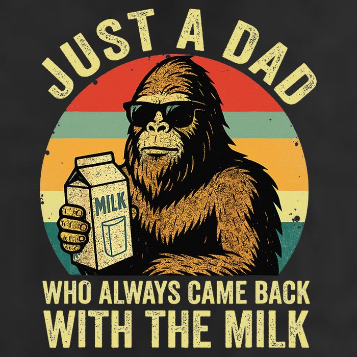 Bigfoot Papa Just A Dad Who Always Came Back With The Milk 11oz C Handle Ceramic Mug
