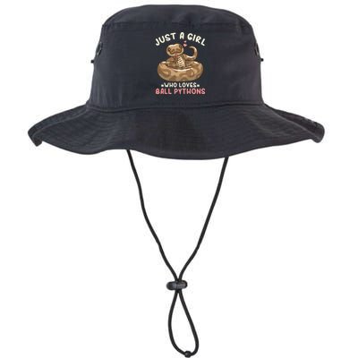 Ball Python Just A Girl Who Loves Ball Pythons Legacy Cool Fit Booney Bucket Hat
