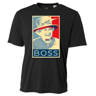 Boss Platinum Jubilee Queen Elizabeth Retro Cooling Performance Crew T-Shirt